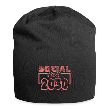 Travailleurs sociaux 2030 - Bonnet en jersey - noir - Devant