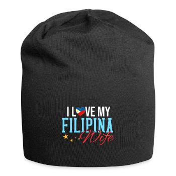 Philippines Filipino Pinoy Filipino - Jersey Beanie - black - Front