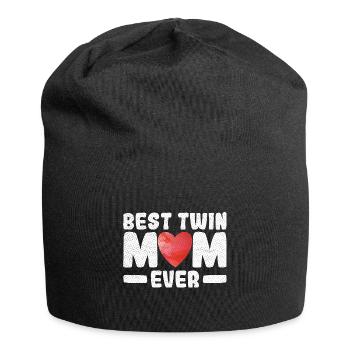 Best Twin Mom ever Design für eine Mutter von - Jersey-Beanie - Schwarz - Vorne