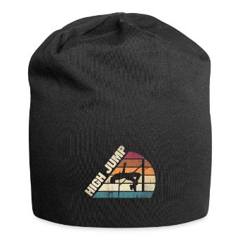 Sauteur en hauteur Athlétisme Saut en hauteur - Bonnet en jersey - noir - Devant