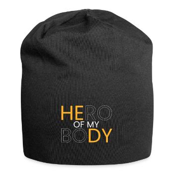 Héros de mon corps - Bonnet en jersey - noir - Devant