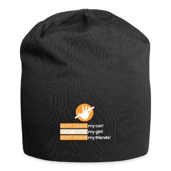 Rühr mein Auto nicht an, Mädchen, Freunde - Jersey-Beanie - Schwarz - Vorne