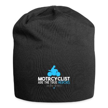 Motorcyclists are heroes - Jersey Beanie - black - Front