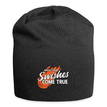 Basketball - Jersey-Beanie - Schwarz - Vorne