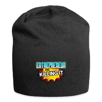 Entrepreneur And Killing It - Jersey Beanie - black - Front