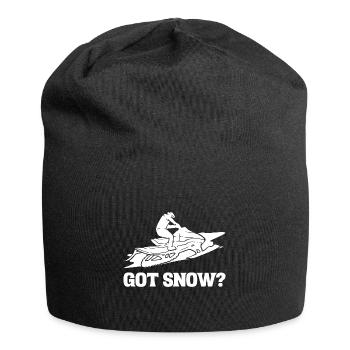 Vous avez de la neige? Glisseur - Bonnet en jersey - noir - Devant