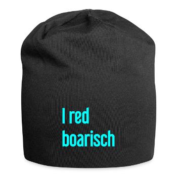 I boarisch rouge - Bonnet en jersey - noir - Devant