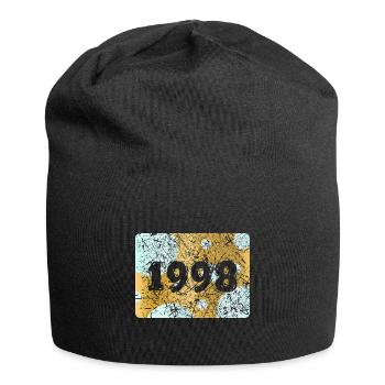 Zahl 1998 - Jersey-Beanie - Schwarz - Vorne