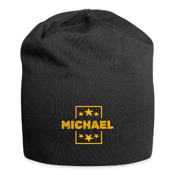Gift for Michael - Jersey Beanie - black - Front
