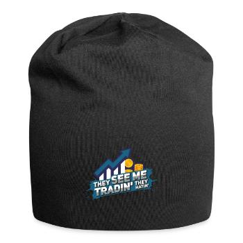 Ils me voient trader Ils détestent les traders - Bonnet en jersey - noir - Devant