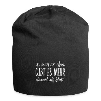 Funny Greek Saying Greece Gift - Jersey Beanie - black - Front