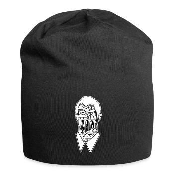 Cadeau nature pont face wanderlust cadeau - Bonnet en jersey - noir - Devant