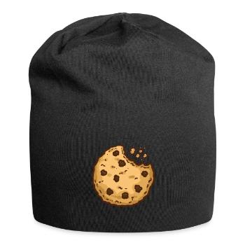 Cookies biscuits chocolate biscuits gift - Jersey Beanie - black - Front