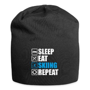 Ski fahren - Jersey-Beanie - Schwarz - Vorne