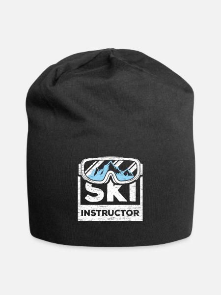 Skilehrer - Jersey-Beanie - Schwarz