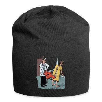 Urologe Urologie Ärztin Harnwege Geschenk - Jersey-Beanie - Schwarz - Vorne