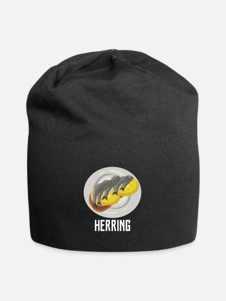 Hering Speisefische - Jersey-Beanie - Schwarz