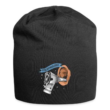 Halz-nasen-ohen-arzt - Jersey-Beanie - Schwarz - Vorne