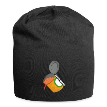 haricots en conserve - Bonnet en jersey - noir - Devant