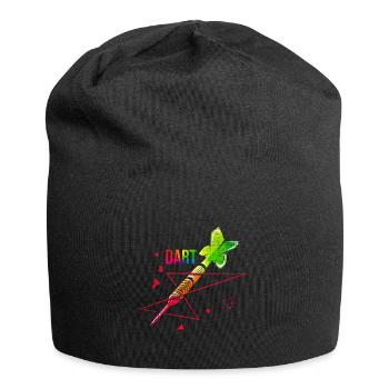 Darts polygon gift - Jersey Beanie - black - Front