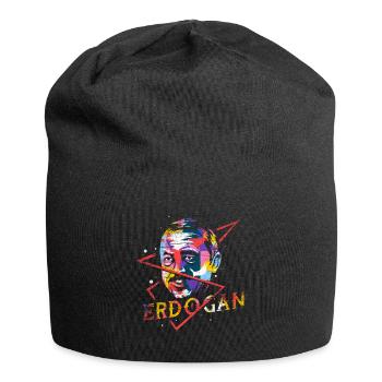 Erdogan cadeau polygone - Bonnet en jersey - noir - Devant