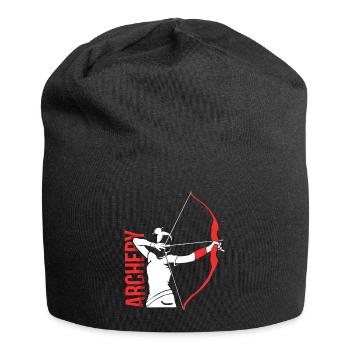 tir à l'arc - Bonnet en jersey - noir - Devant