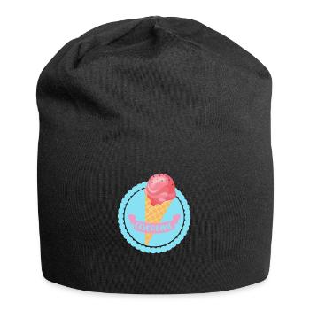 Eiscreme - Jersey-Beanie - Schwarz - Vorne