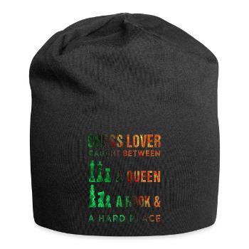 Schach - Jersey-Beanie - Schwarz - Vorne