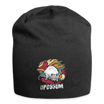 Possum marsupial - Bonnet en jersey - noir - Devant