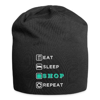 Shop - Jersey Beanie - black - Front