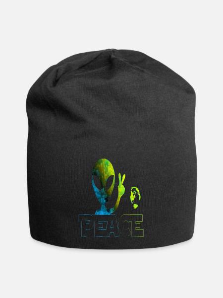 Aliens - Jersey-Beanie - Schwarz