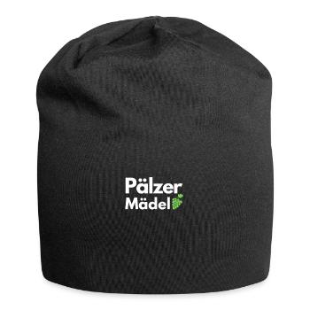 Pfälzer Mädel - TShirt Geschenk für Pfälzer Damen - Jersey-Beanie - Schwarz - Vorne