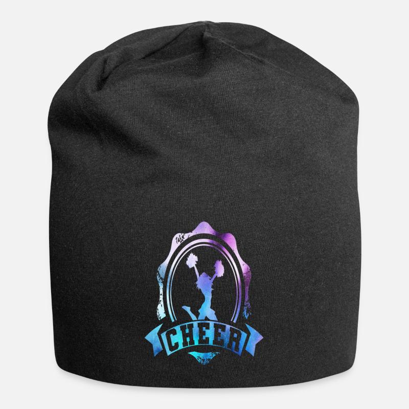 Cheerleader - Jersey-Beanie - Schwarz