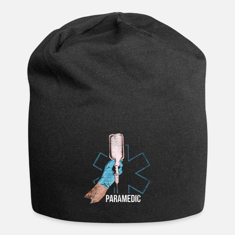 Sanitäter - Jersey-Beanie - Schwarz