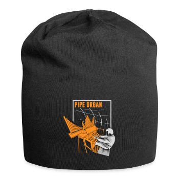 Orgel - Jersey-Beanie - Schwarz - Vorne