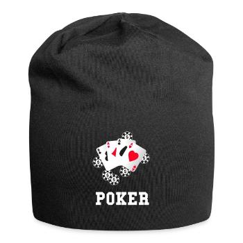 Poker - Jersey Beanie - black - Front