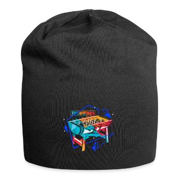 football de table - Bonnet en jersey - noir - Devant