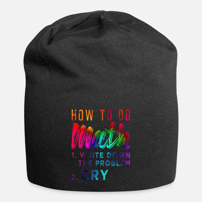 Mathematics - Jersey Beanie - black