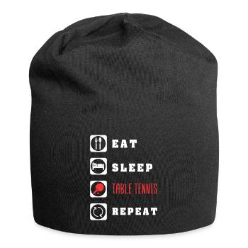 Tennis de table - Bonnet en jersey - noir - Devant