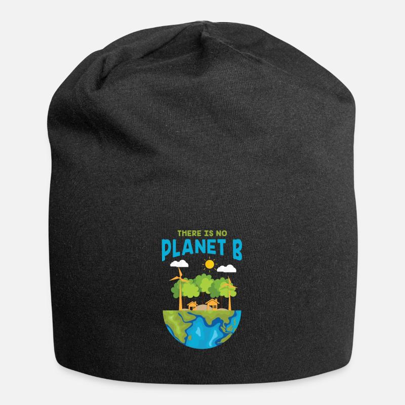 Es gibt keinen Plan b - Jersey-Beanie - Schwarz