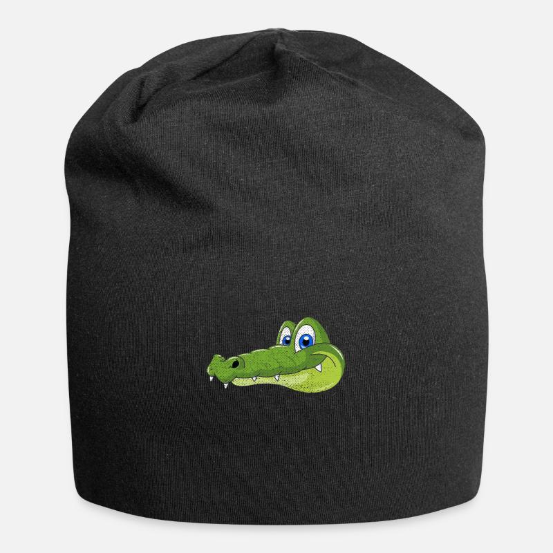 Alligator - Jersey-Beanie - Schwarz