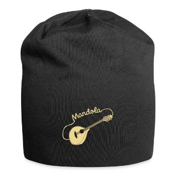 Mandola Geschenk - Jersey-Beanie - Schwarz - Vorne