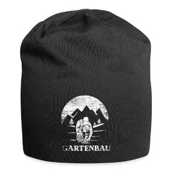 Gartenarbeit Gartenbau - Jersey-Beanie - Schwarz - Vorne