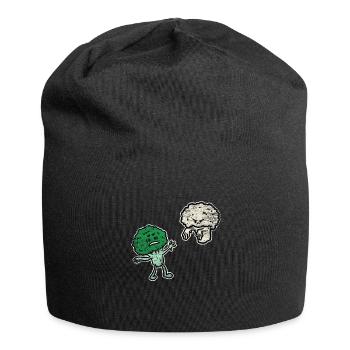 Brocoli chou-fleur - Bonnet en jersey - noir - Devant