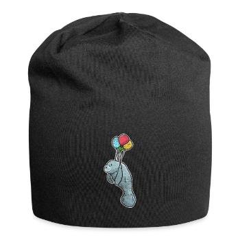 Manatee gift - Jersey Beanie - black - Front