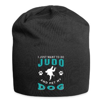 Judo - Jersey-Beanie - Schwarz - Vorne