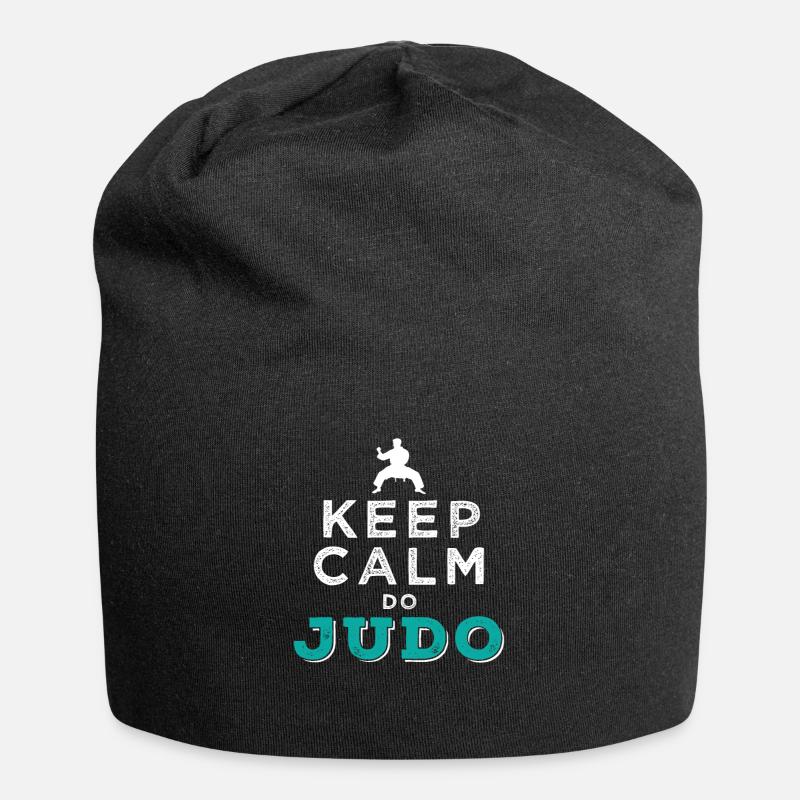Judo - Jersey-Beanie - Schwarz