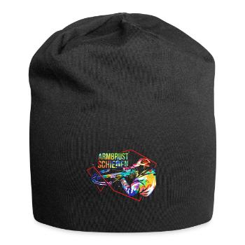 Armbrust Schiessen Geschenk - Jersey-Beanie - Schwarz - Vorne
