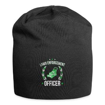 Rasenmähen Rasen - Jersey-Beanie - Schwarz - Vorne