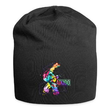 Aikido - Jersey-Beanie - Schwarz - Vorne